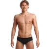 Funky Trunks - Still Black - Mens Classic Briefs -Funky Trunks Store Funky Trunks Still Black Mens Classic Briefs 1