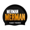 Funky Trunks - Golden Merman - Silicone Swimming Hat -Funky Trunks Store Funky Trunks Golden Merman Silicone Swimming Hat