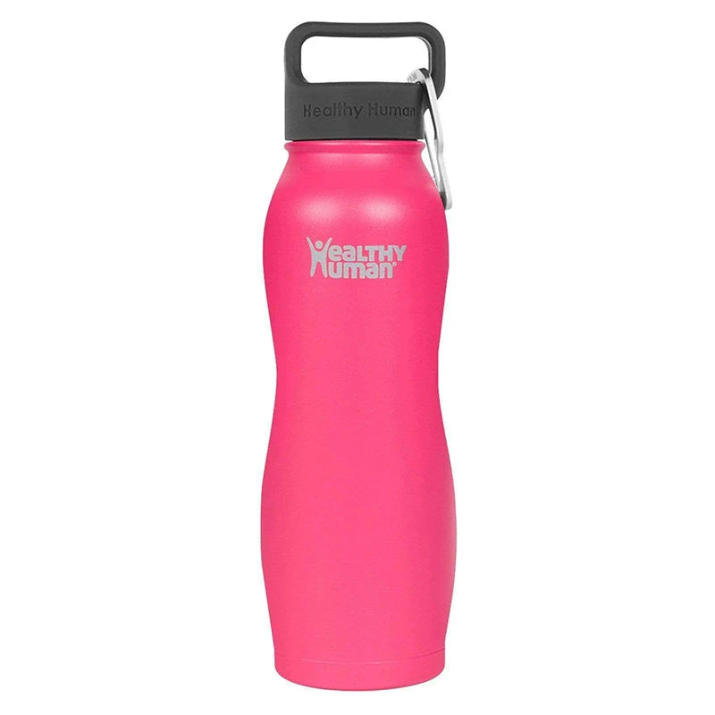Healthy Human Curve Water Bottle - Hawaiian Pink 21oz (620ml) 2 Healthy Human Curve Water Bottle - Hawaiian Pink 21oz (620ml)