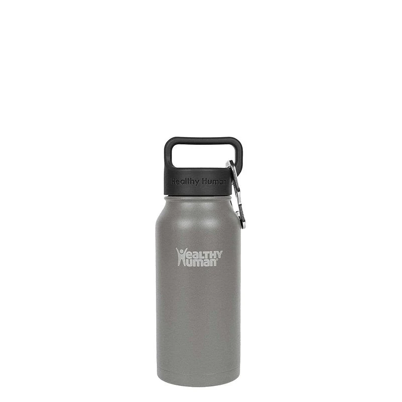 Healthy Human Stein Water Bottle - Slate Grey 16oz (475ml) 3 Healthy Human Stein Water Bottle - Slate Grey 16oz (475ml)