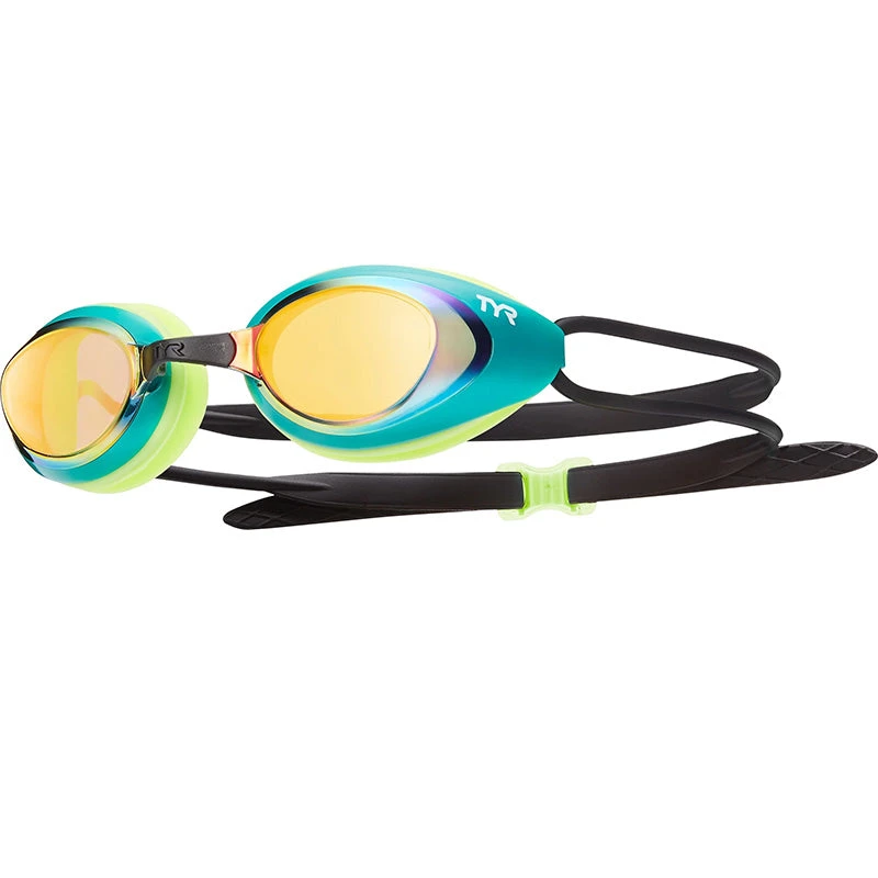 TYR - Blackhawk Racing Mirrored Goggles - Gold/Green 3 TYR - Blackhawk Racing Mirrored Goggles - Gold/Green