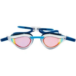Amanzi - Dominate Sunset Mirror Goggles - White/Indigo -Funky Trunks Store amanzi dominate sunset mirror goggles white indigo 5