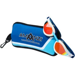 Amanzi - Dominate Sunset Mirror Goggles - White/Indigo -Funky Trunks Store amanzi dominate sunset mirror goggles white indigo 6
