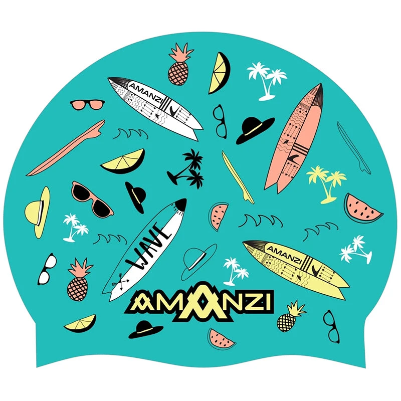 Amanzi - Surfs Up Swim Hat 3 Amanzi - Surfs Up Swim Hat