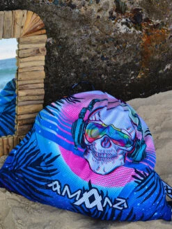 Amanzi - Tropiskull Mesh Bag -Funky Trunks Store amanzi tropiskull mesh bag 3