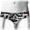 Aquarapid - Men's Bat Printed Racer Brief -Funky Trunks Store aquarapid mens bat printed racer brief 1