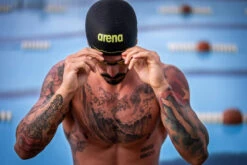 Arena - Aquaforce Wave Swim Cap - Black -Funky Trunks Store arena aquaforce wave swim cap black 7