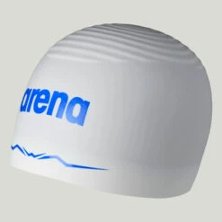 Arena - Aquaforce Wave Swim Cap - White -Funky Trunks Store arena aquaforce wave swim cap white 4
