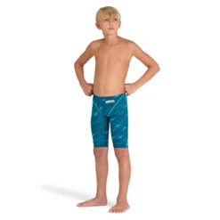 Arena - Boys Powerskin ST Next Eco Jammers – Clean/Sea Blue -Funky Trunks Store arena boys powerskin st next eco jammers clean sea blue 3