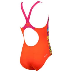 Arena - Circus Swim Pro Back Junior Swimsuit - Mango/Violet -Funky Trunks Store arena circus swim pro back junior swimsuit mango violet 5