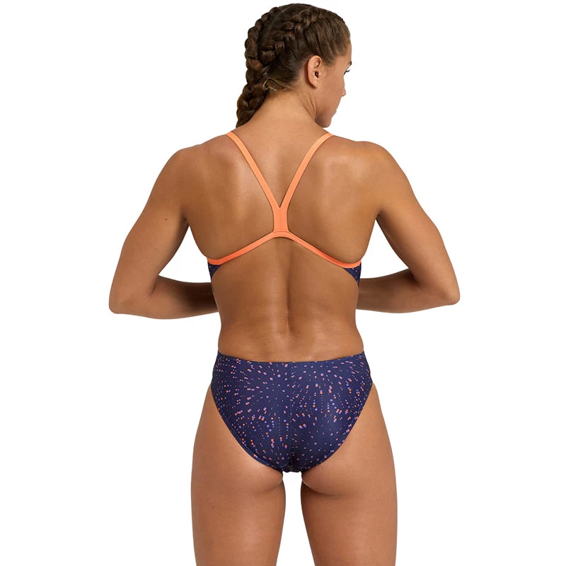 Arena - Fireworks Challenge Back Ladies Swimsuit - Nespola/Navy/Multi 4 Arena - Fireworks Challenge Back Ladies Swimsuit - Nespola/Navy/Multi - Image 2