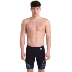 Arena - Mens Allover Jammer - Black/Multi