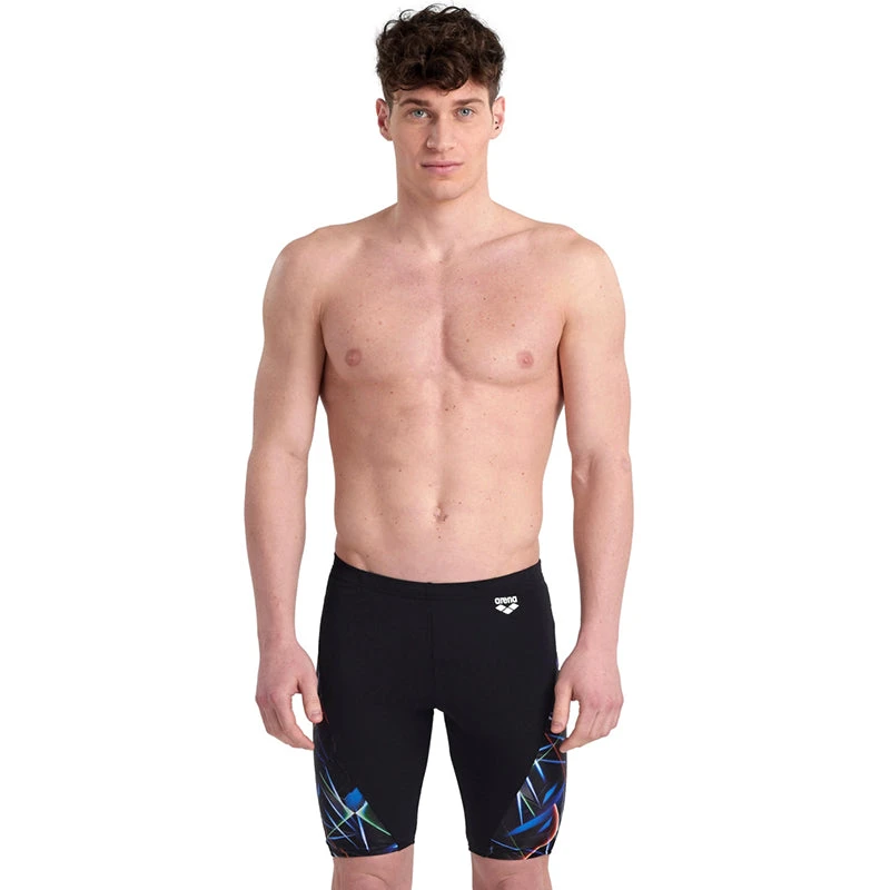 Arena - Mens Allover Jammer - Black/Multi 3 Arena - Mens Allover Jammer - Black/Multi
