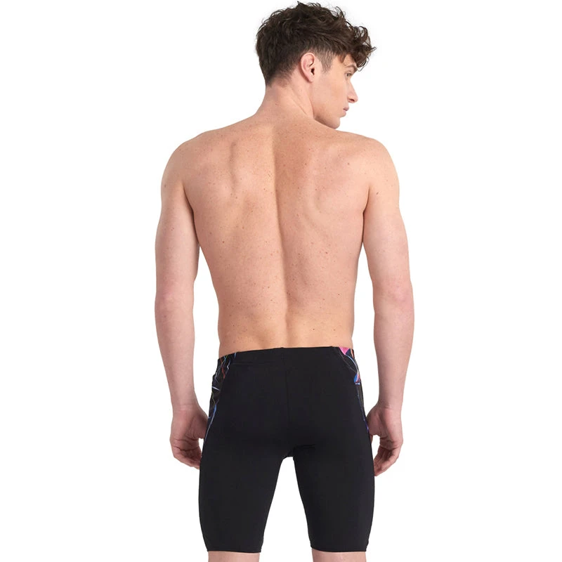 Arena - Mens Allover Jammer - Black/Multi 4 Arena - Mens Allover Jammer - Black/Multi - Image 2