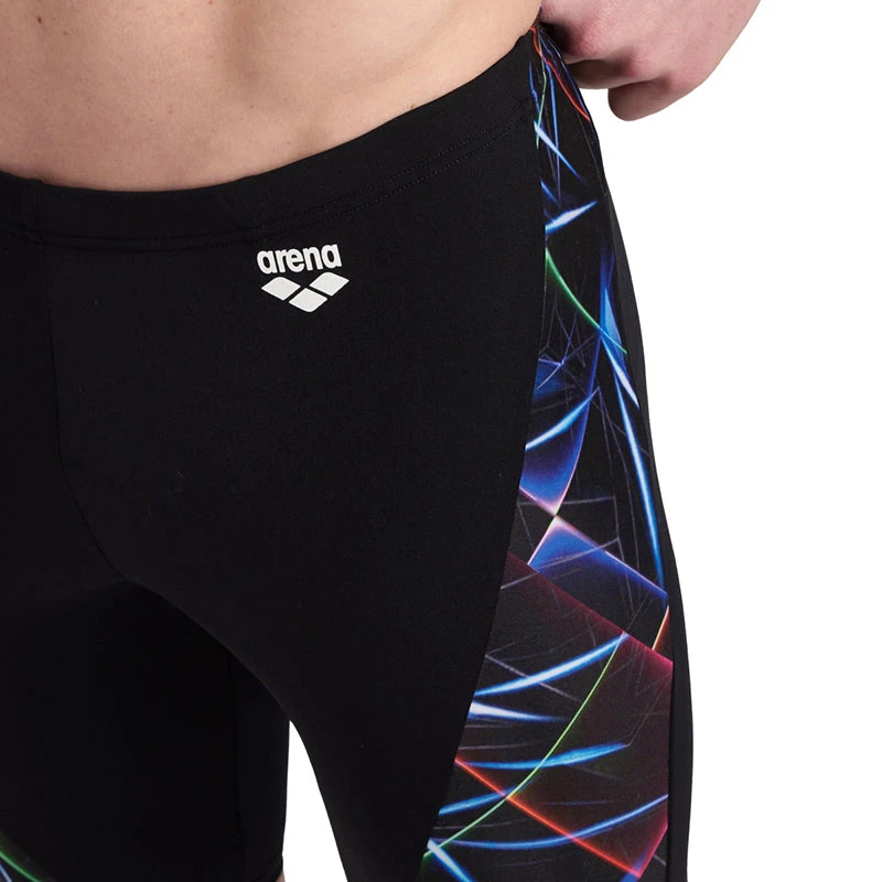 Arena - Mens Allover Jammer - Black/Multi 6 Arena - Mens Allover Jammer - Black/Multi - Image 4