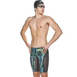 Arena - Powerskin Carbon-Ultra Jammer (Ltd. Edition) - Blue/Yellow