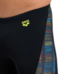 Arena - Slow Motion Men's Jammers - Black/Multi -Funky Trunks Store arena slow motion mens jammers black multi 4
