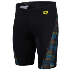 Arena - Slow Motion Men's Jammers - Black/Multi -Funky Trunks Store arena slow motion mens jammers black multi 6