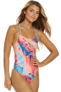 Dolfin Uglies - Revibe Technicolor Dreams Diamondback One Piece Swimsuit -Funky Trunks Store dolfin uglies revibe technicolor dreams diamondback one piece swimsuit 7