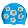 Aqua Egg Head - Blue Silicone Swim Hat -Funky Trunks Store egg head silicone swim hat blue