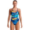 Funkita - Allez Allez - Girls Single Strap One Piece -Funky Trunks Store funkita allez allez girls single strap one piece 1