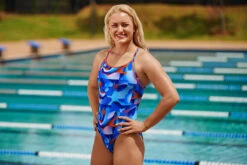 Funkita - Battle Blue - Ladies Diamond Back One Piece -Funky Trunks Store funkita battle blue ladies diamond back one piece 9