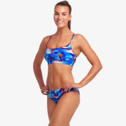 Funkita - Battle Blue - Ladies Sports Brief -Funky Trunks Store funkita battle blue ladies sports brief 5
