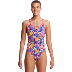 Funkita - Bee Bop - Ladies Diamond Back One Piece