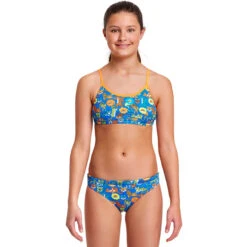 Funkita - Big Cat Bash - Girls Racerback Two Piece