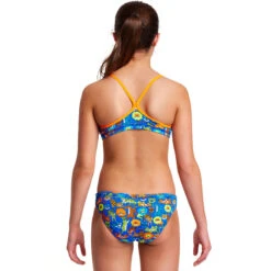 Funkita - Big Cat Bash - Girls Racerback Two Piece -Funky Trunks Store funkita big cat bash girls racerback two piece 3