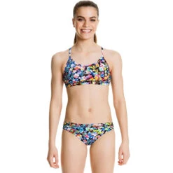 Funkita - Painted Petals - Girls Racerback Two Piece