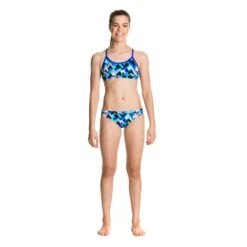 Funkita - Peak Performance - Girls Racerback Two Piece -Funky Trunks Store funkita bikini girls swimwear peak performance two piece 4