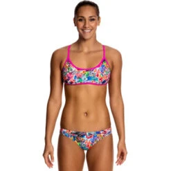 Funkita - Blossom Paradise - Ladies Hipster Bikini Brief -Funky Trunks Store funkita bikini ladies swimwear blossom paradise hipster bikini brief 4