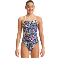 Funkita - Birds And Bees - Girls Diamond Back One Piece