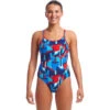 Funkita - Block Rock - Ladies Diamond Back One Piece 1 Funkita - Block Rock - Ladies Diamond Back One Piece -Funky Trunks Store funkita block rock ladies diamond back one piece 1