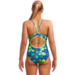 Funkita - Blue Bottle - Ladies Diamond Back One Piece 12 Funkita - Blue Bottle - Ladies Diamond Back One Piece -Funky Trunks Store funkita blue bottle ladies diamond back one piece 3