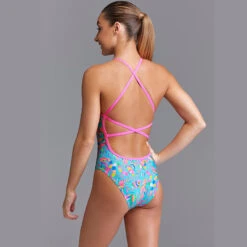 Funkita - Bush Babies - Girls Eco Strapped In One Piece -Funky Trunks Store funkita bush babies girls eco strapped in one piece 4
