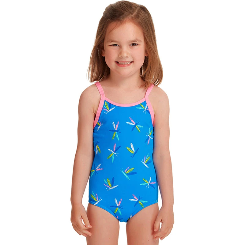 Funkita - Buzz Bird - Toddler Girls Printed One Piece 3 Funkita - Buzz Bird - Toddler Girls Printed One Piece
