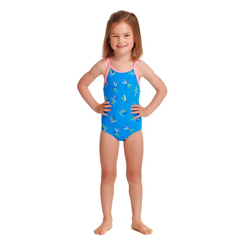 Funkita - Buzz Bird - Toddler Girls Printed One Piece 6 Funkita - Buzz Bird - Toddler Girls Printed One Piece - Image 4