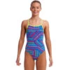 Funkita - Chain Reaction - Girls Strapped In One Piece -Funky Trunks Store funkita chain reaction girls strapped in one piece 0