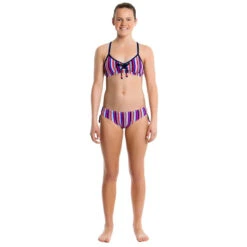 Funkita - Colour Love - Girls Tie Detail Two Piece -Funky Trunks Store funkita colour love girls tie detail 2 piece 3