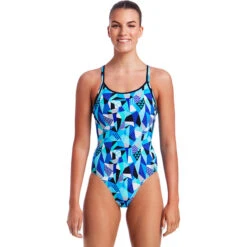 Funkita - Crack Attack - Ladies Diamond Back One Piece