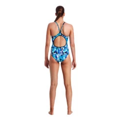 Funkita - Crack Attack - Ladies Diamond Back One Piece -Funky Trunks Store funkita crack attack diamond back ladies swimsuit 3