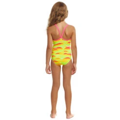 Funkita - Custard Tart - Toddler Girls Eco Printed One Piece -Funky Trunks Store funkita custard tart toddler girls eco printed one piece 3