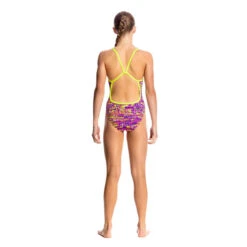 Funkita - Dotty Dash - Girls Single Strap One Piece 8 Funkita - Dotty Dash - Girls Single Strap One Piece -Funky Trunks Store funkita dotty dash single strap girls swimsuit 3