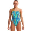 Funkita - Dripping Paint - Ladies Tie Me Tight One Piece 2 Funkita - Dripping Paint - Ladies Tie Me Tight One Piece -Funky Trunks Store funkita dripping paint ladies tie me tight one piece 1
