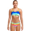 Funkita - Dye Hard - Girls Racerback Two Piece -Funky Trunks Store funkita dye hard girls racerback two piece 1