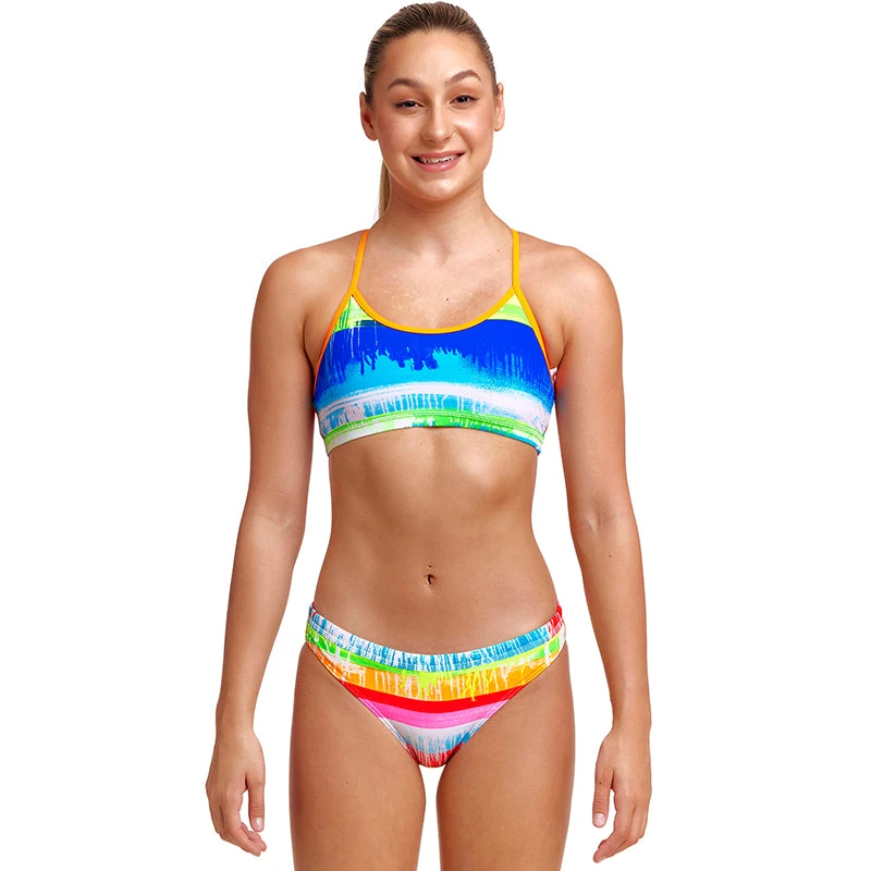 Funkita - Dye Hard - Girls Racerback Two Piece 3 Funkita - Dye Hard - Girls Racerback Two Piece
