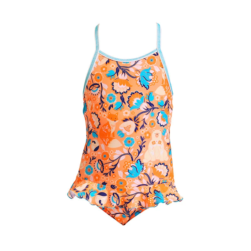 Funkita - Fairy Tails - Toddler Girl's Belted Frill One Piece 4 Funkita - Fairy Tails - Toddler Girl's Belted Frill One Piece - Image 2