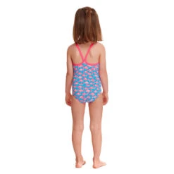 Funkita - Fancy Fish - Toddler Girls Printed One Piece -Funky Trunks Store funkita fancy fish toddler girls printed one piece 3